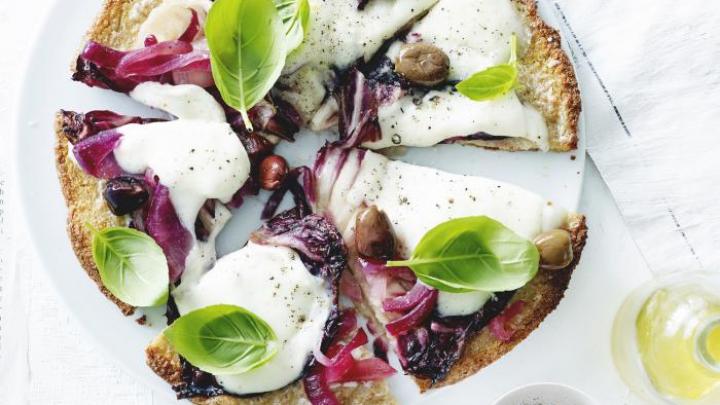 Pizza au quinoa sans gluten Pizza au quinoa sans gluten