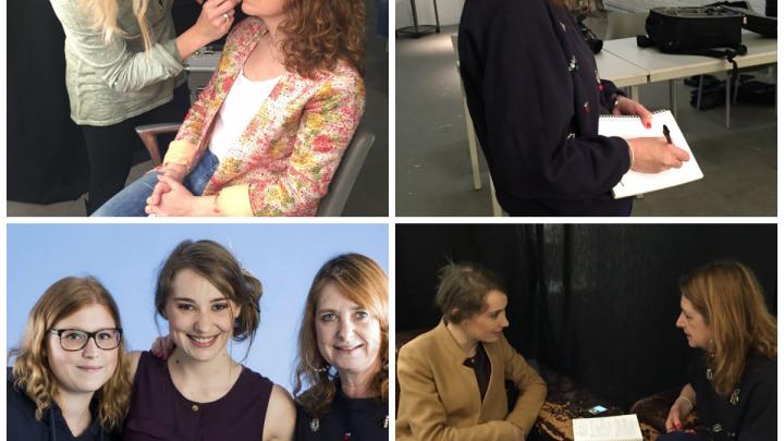 Dans les coulisses du shooting père/fille Dans les coulisses du shooting père/fille