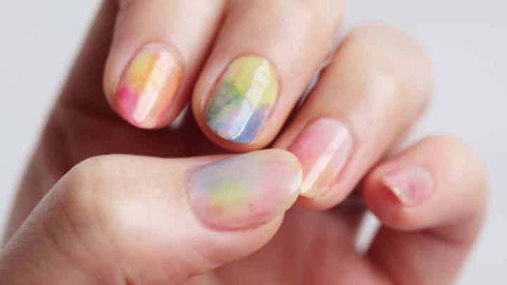 Nail art "Watercolor" Nail art "Watercolor"