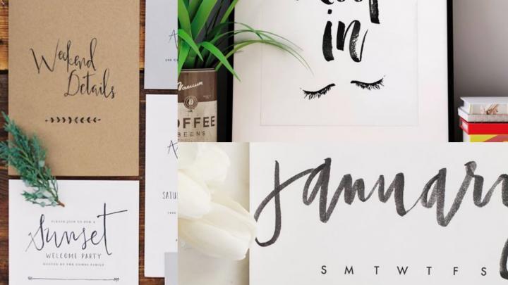 Calligraphie: 3 DIY vus sur Pinterest Calligraphie: 3 DIY vus sur Pinterest