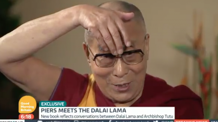Fun: le Dalai Lama imite Donald Trump Fun: le Dalai Lama imite Donald Trump