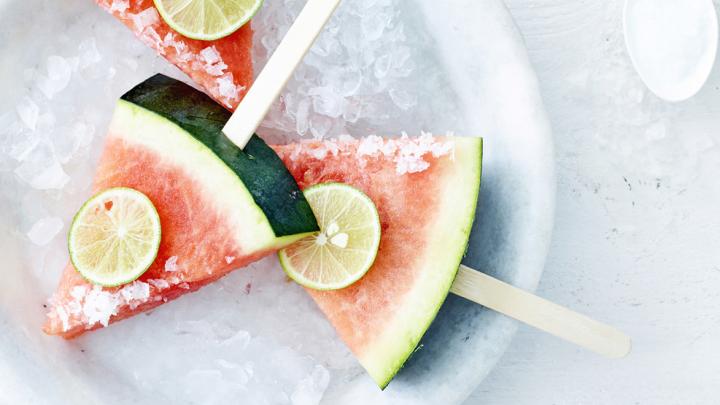 Apero-time: Watermeloen met tequila Apero-time: Watermeloen met tequila