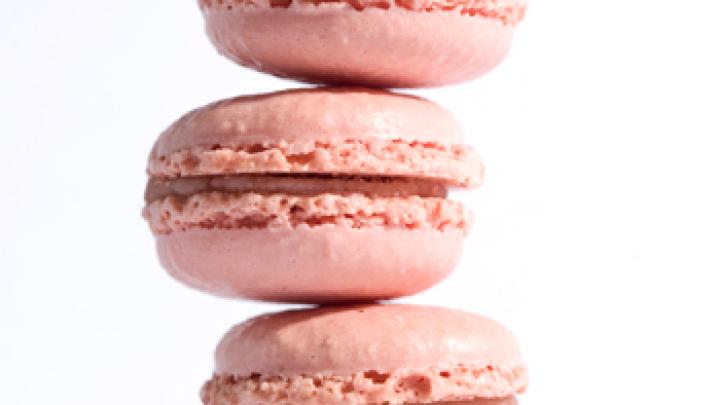Roze macarons voor Pink Ribbon Roze macarons voor Pink Ribbon