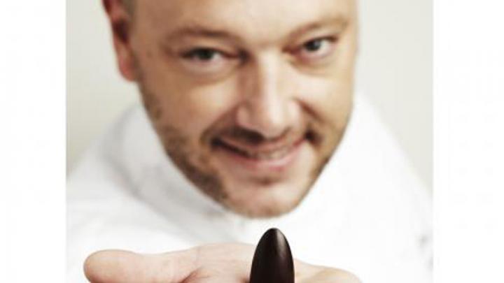 Dominique Persoone creëert praline met Parmaham & meloen Dominique Persoone creëert praline met Parmaham & meloen