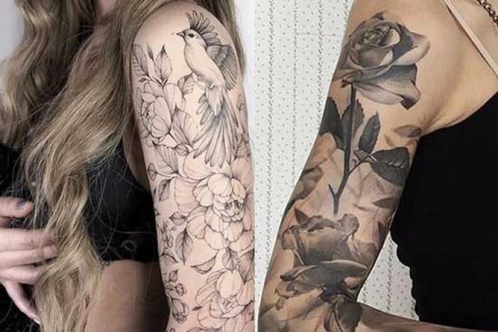 sleeve tattoo vrouw