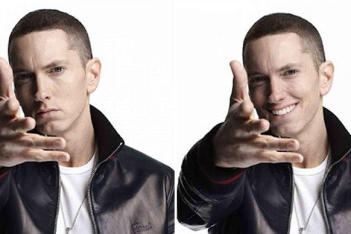 Un graphiste s est amus   redonner le sourire  Eminem