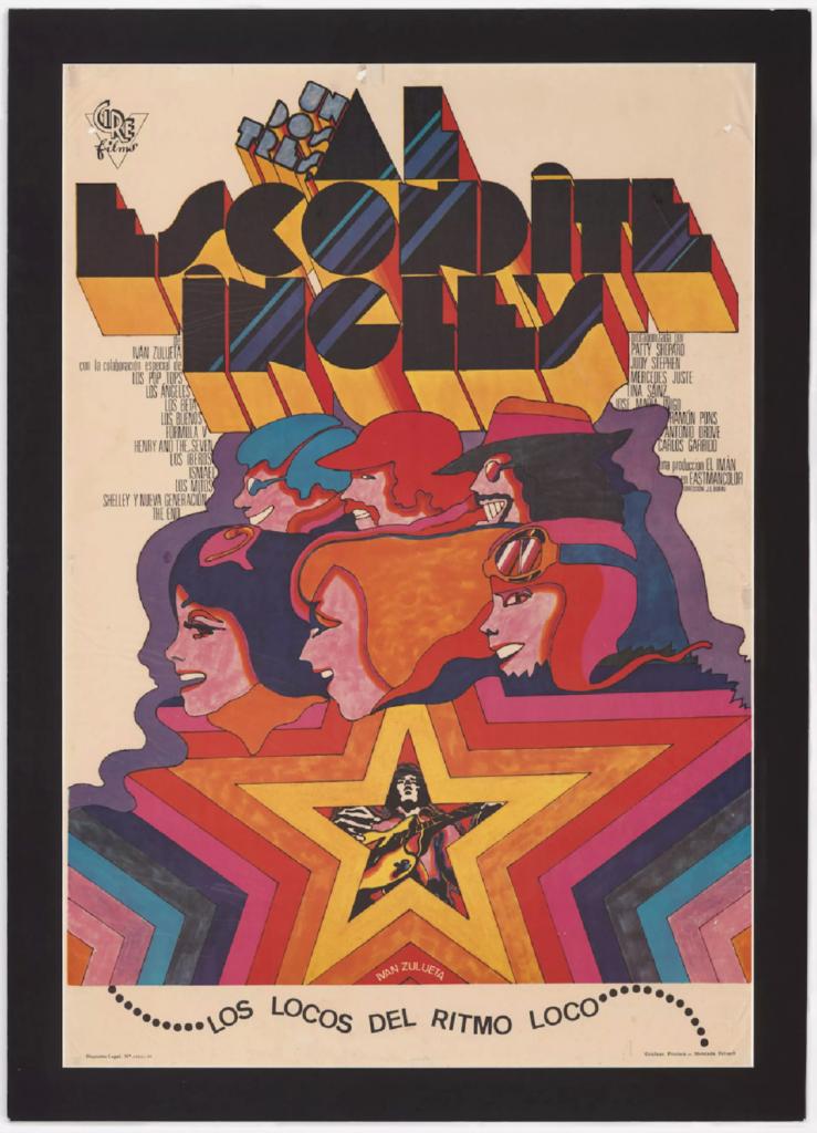 Affiche voor de film ‘Un, dos, tres… al escondite inglés’ (1969)