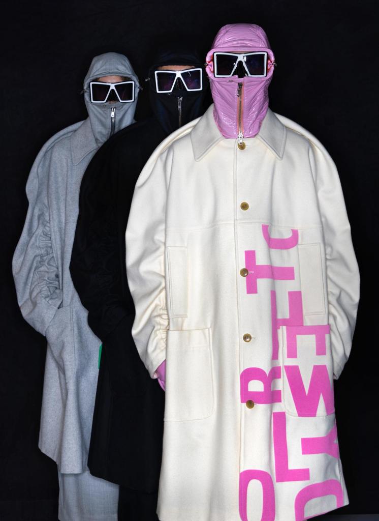 Futuristisch ogende brillen van Walter Van Beirendonck in samenwerking met Komono.