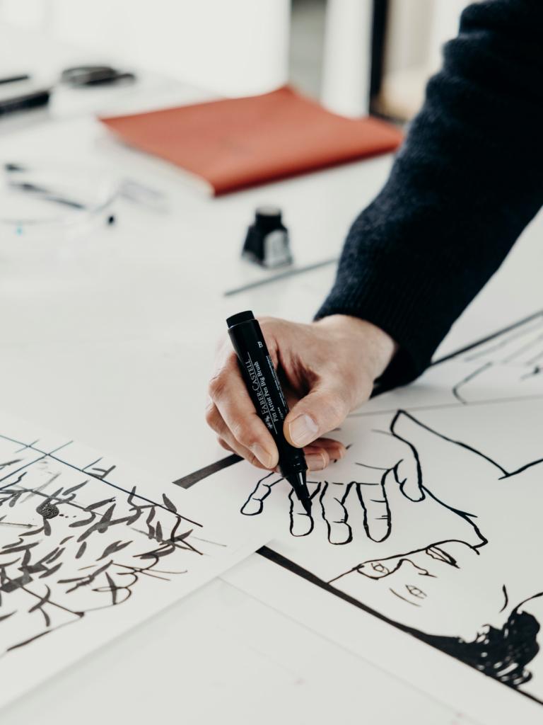 David Shrigley drawing