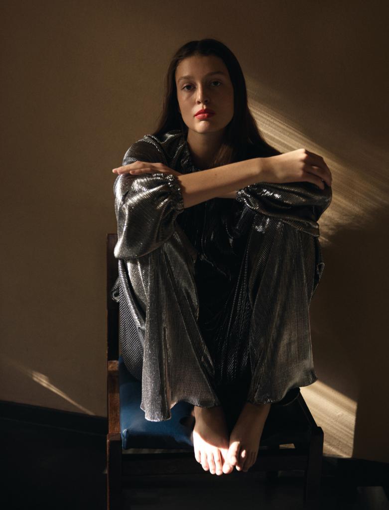 Natan zilver broek en blouse