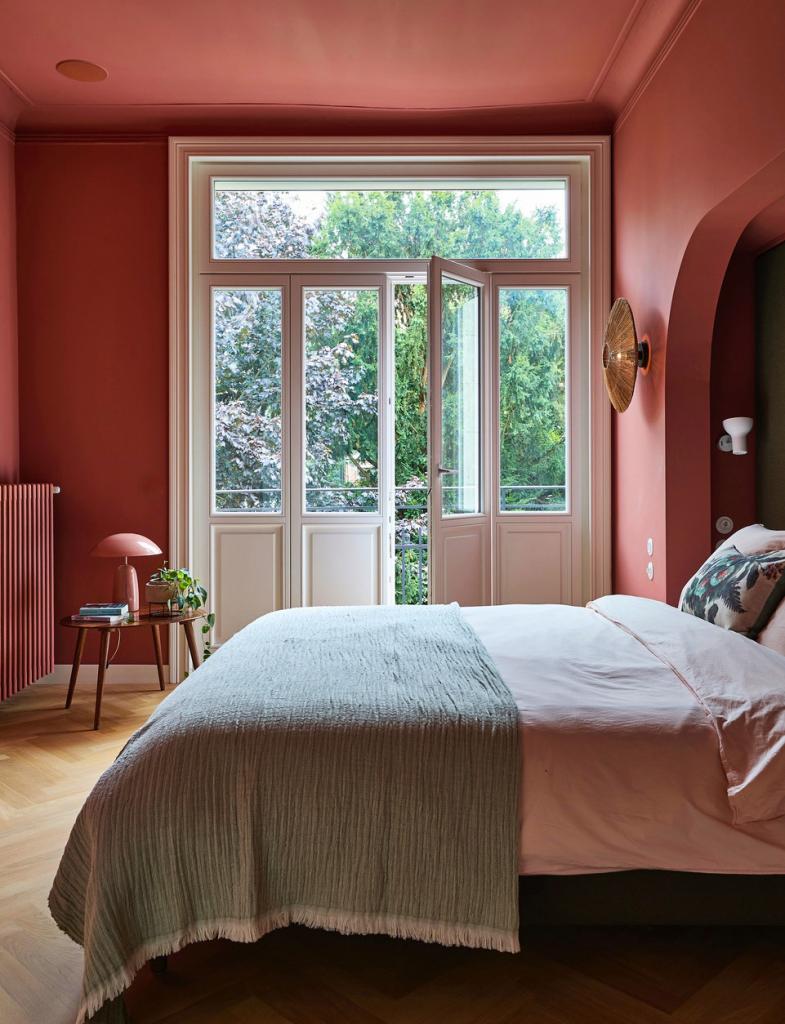 slaapkamer rood