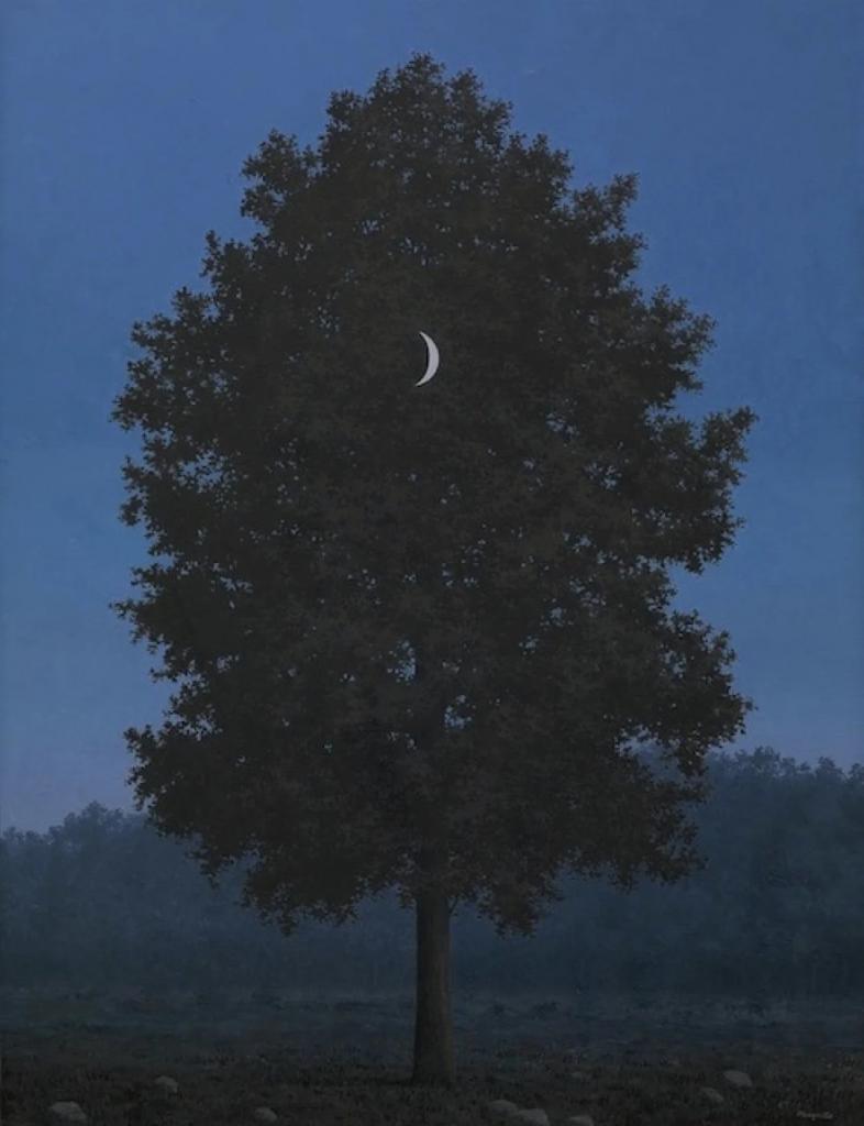 Foto van schilderij Le Seize Septembre van René Magritte (1956)