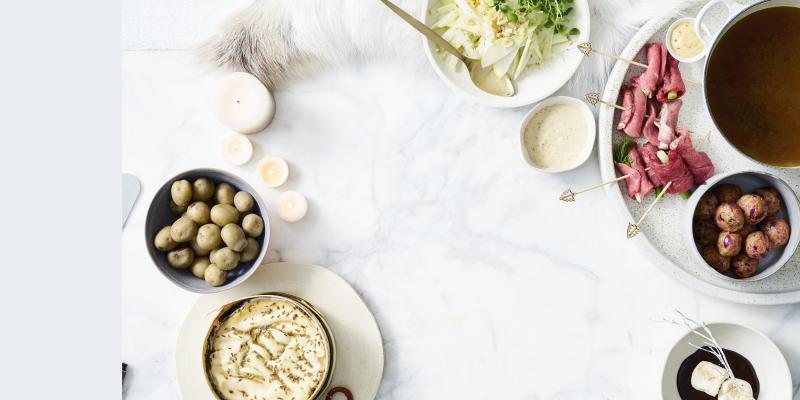 Kerstmenu: fondue 1