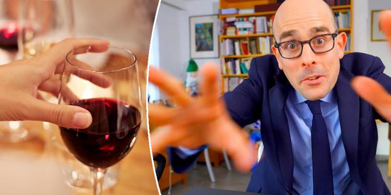 Comment tenir verre de vin
