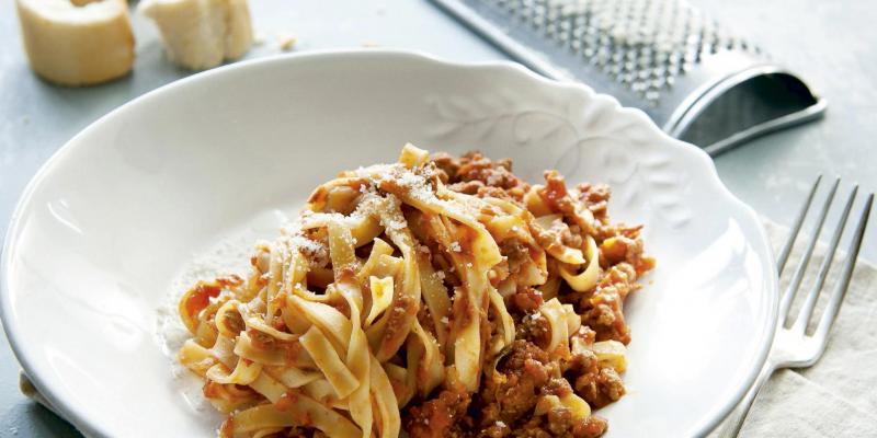 saus bij pasta
