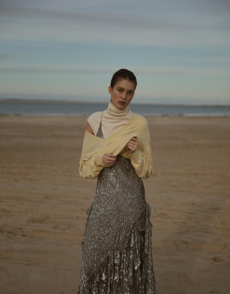 zilveren jurk louis Vuitton