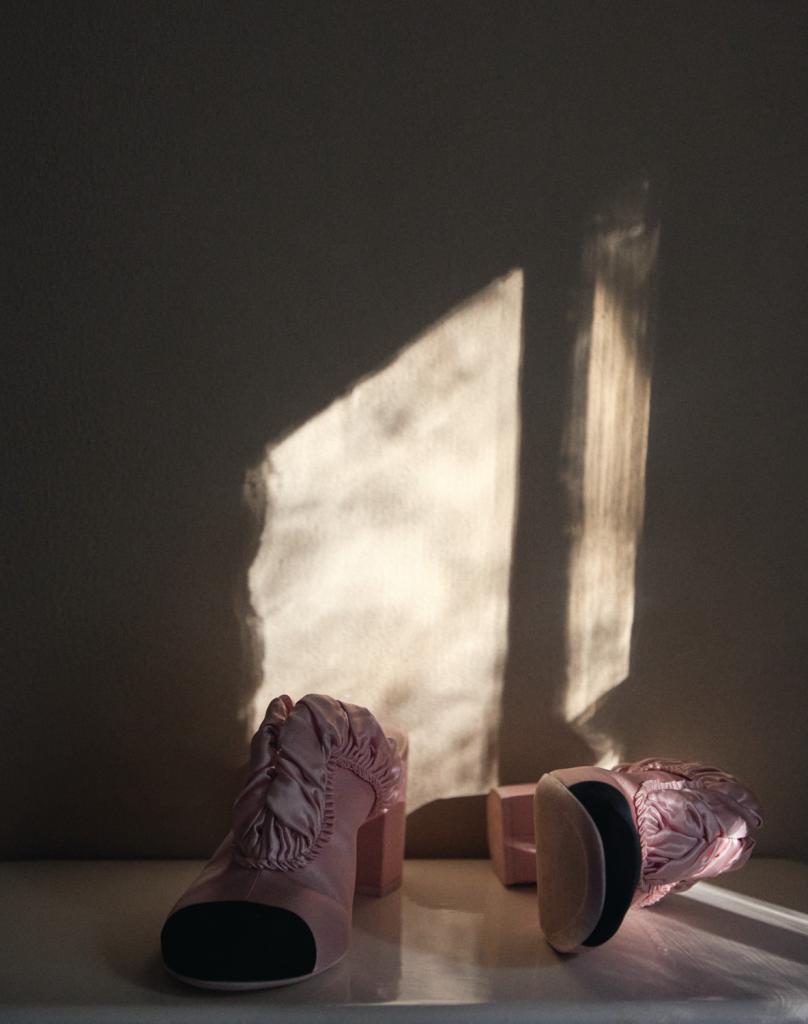 Slingbacks roze Chanel