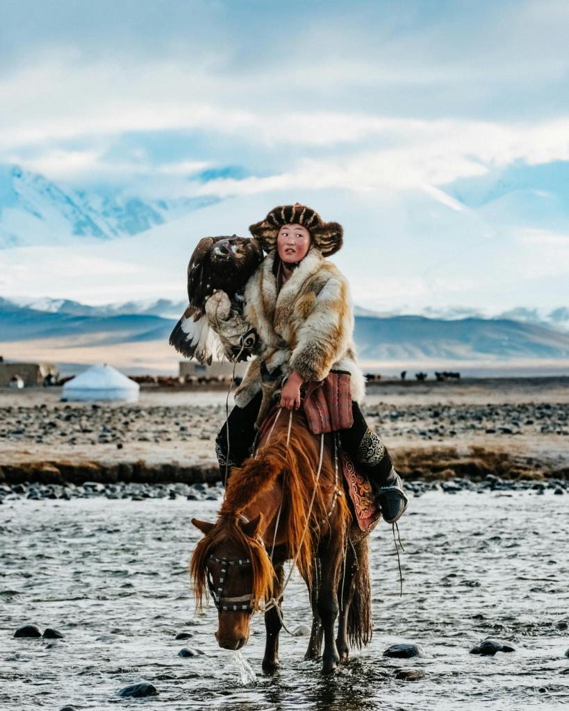 Het Altajgebergte in Mongolië is een van de meest magische natuurlandschappen om heen te trekken met kerst