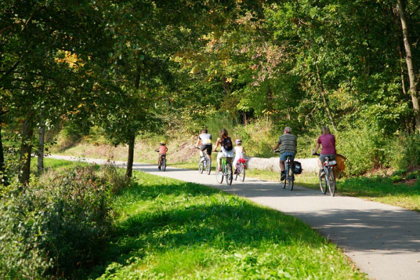 Fietstocht, Belgie, fietsen met kinderen