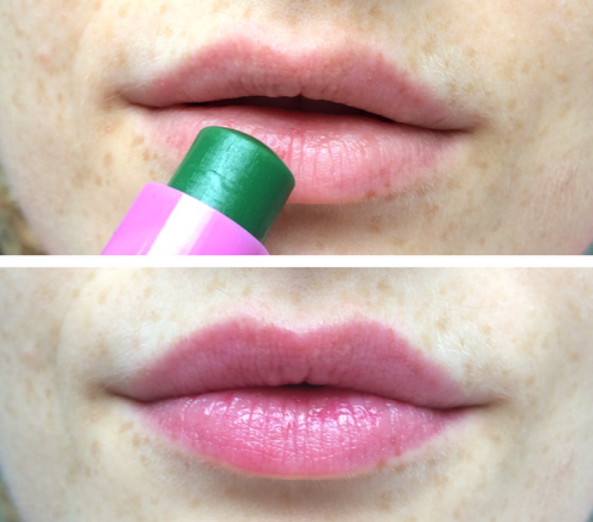 Libelle Test Uit Groene Lippenbalsem Die Van Kleur Verandert Libelle