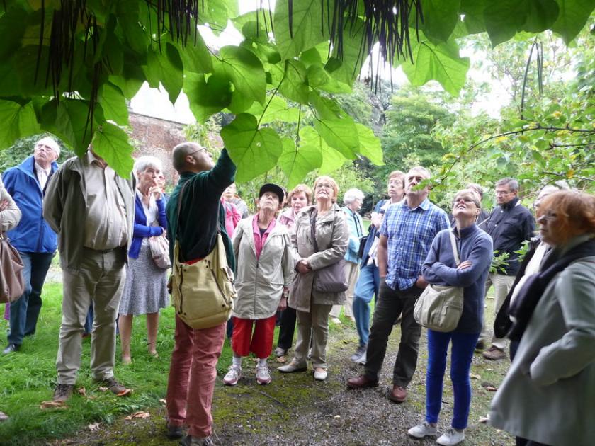Visite des jardins d'Avroy