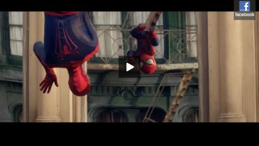 Video Spiderman Est Invite Dans La Pub Evian Femmes D Aujourd Hui