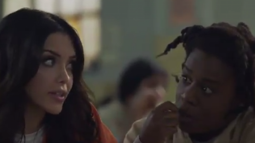 Video Trop Drole Nabilla S Invite Dans La Serie Orange Is The New Black Femmes D Aujourd Hui