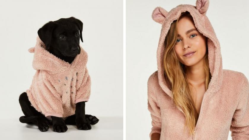 Trop Mignon Hunkemoller Devoile Des Combinaisons De Noel Assorties Pour Les Maitres Et Leur Chien Femmes D Aujourd Hui