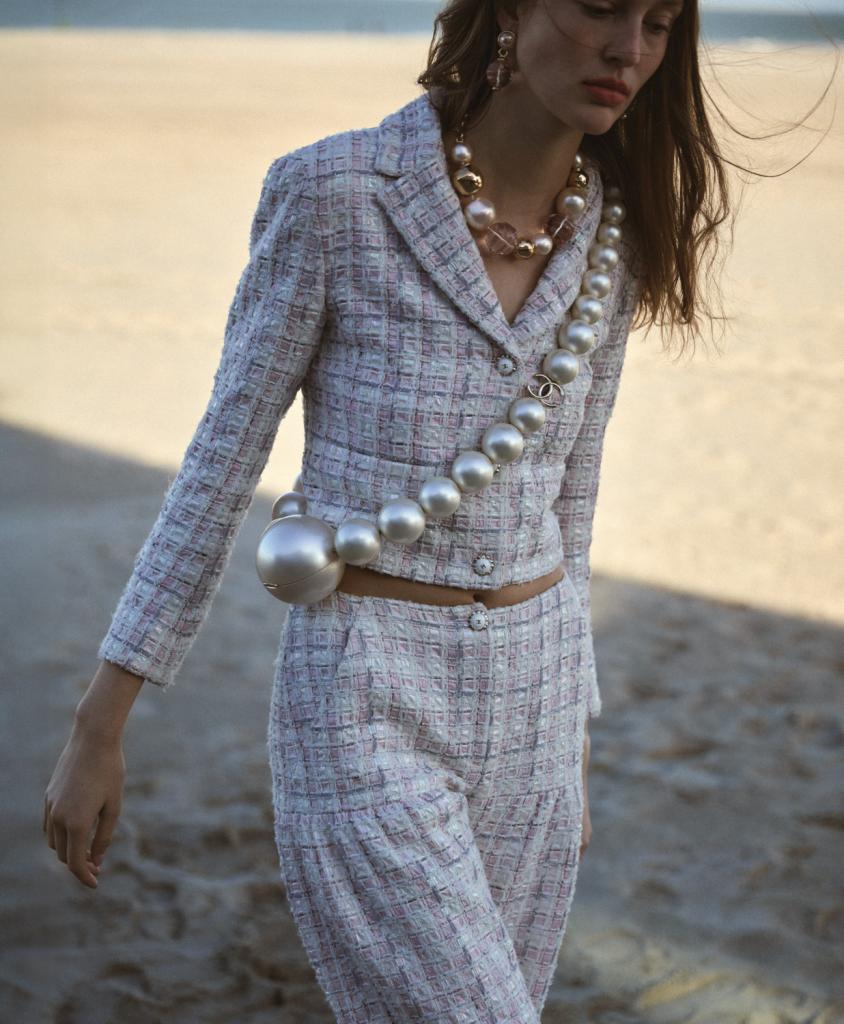 Chanel tweed jas en broek