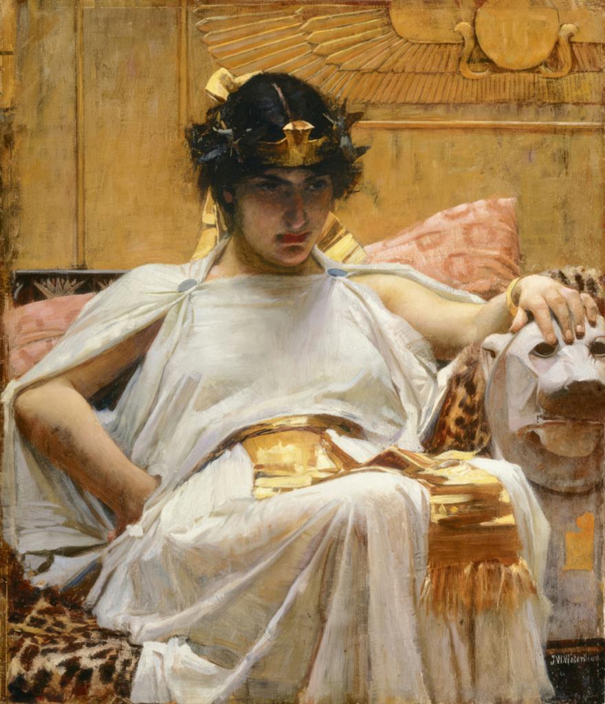 Cleopatra van John William Waterhouse uit 1888.