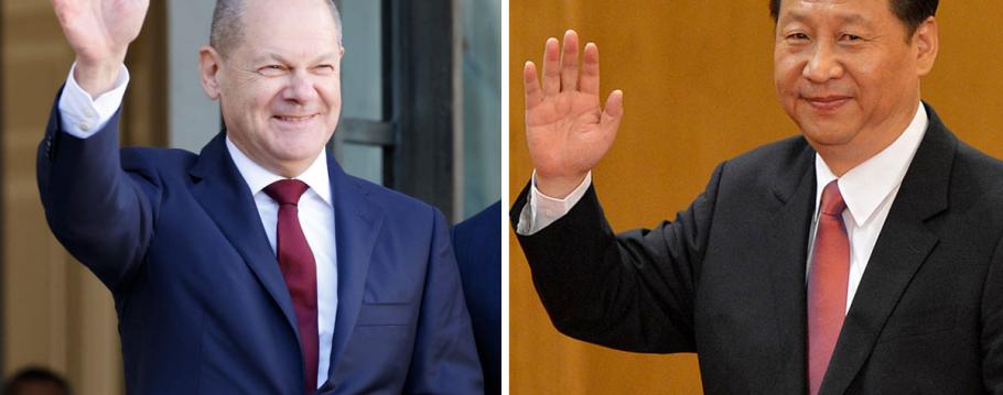 Olaf Scholz Xi Jinping