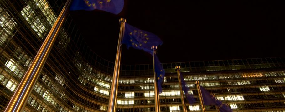 De Berlaymont, het gebouw van de Europese Commissie in Brussel.