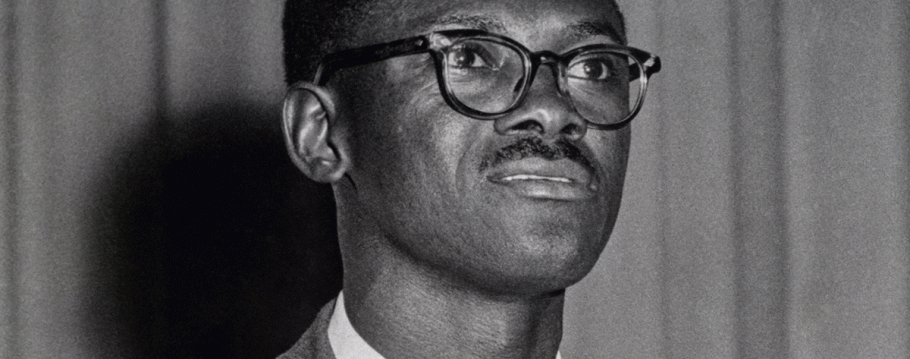 Patrice Lumumba in de jaren 1950.