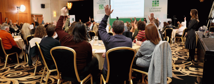 The Citizens' Assembly in Ierland in januari.