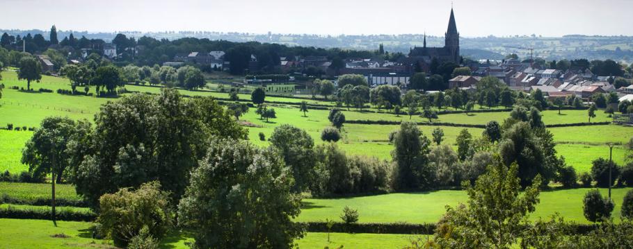 Aubel dorp platteland Limburg
