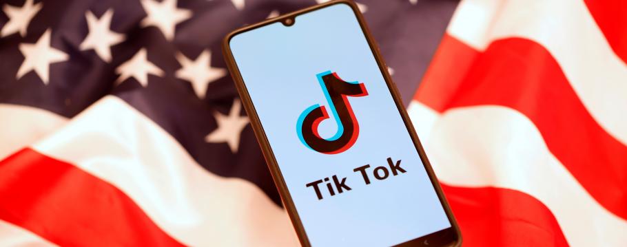 Tiktok drapeau américain