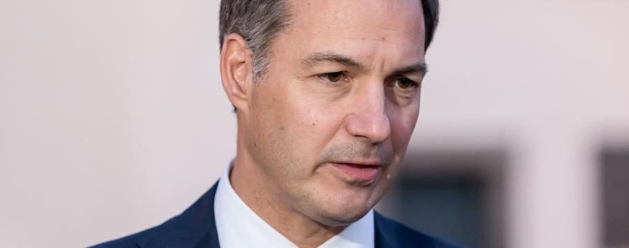 Alexander De Croo (Open VLD) op 6 oktober 2022.