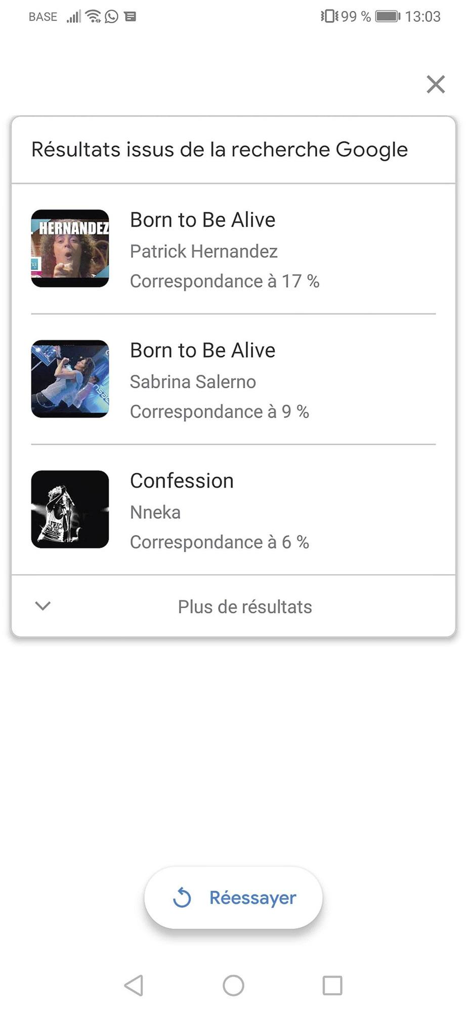 Google connaît la chanson