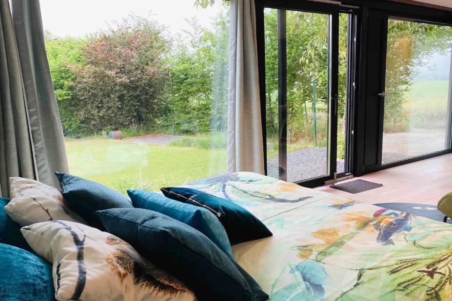 Kleine houten bungalow in Nandrin