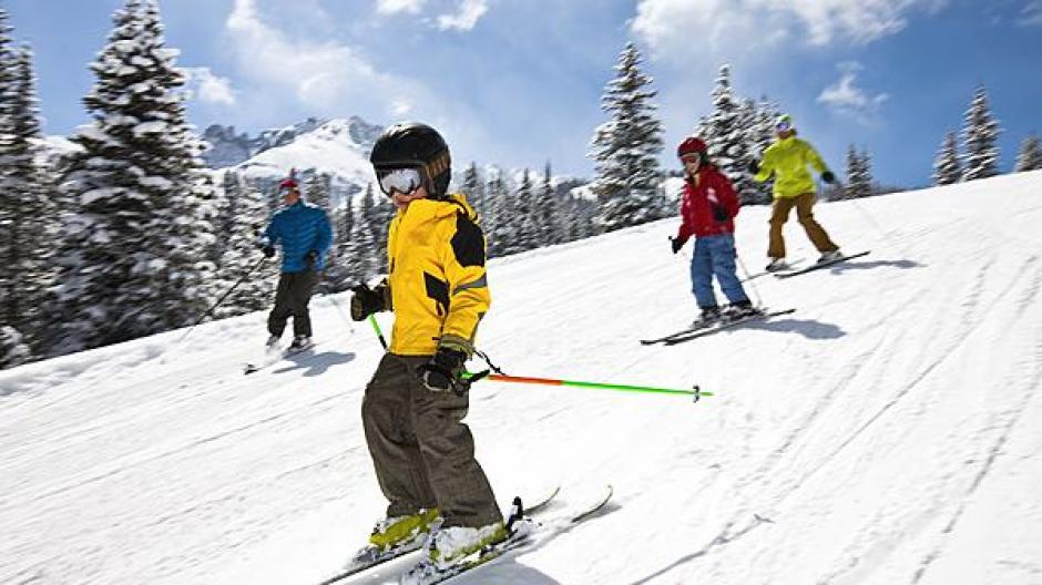 skiën kinderen