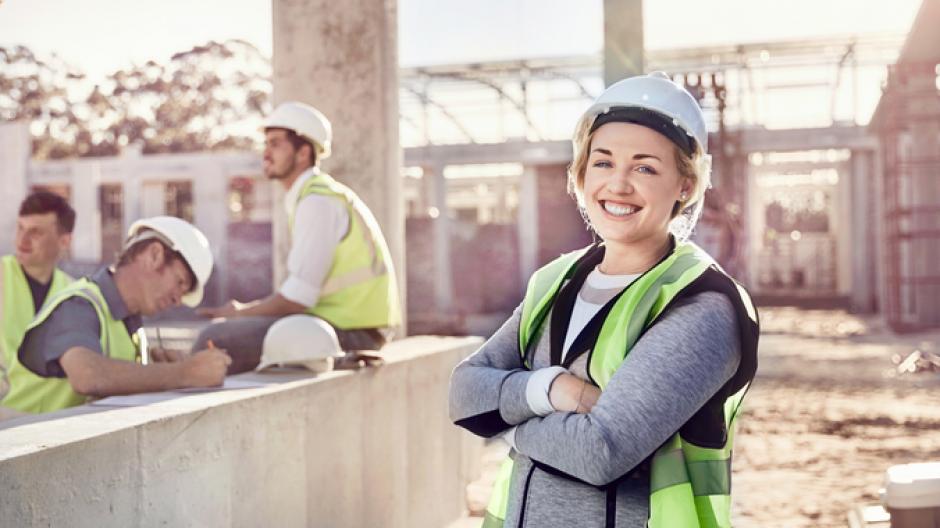 vrouwen in de bouw
