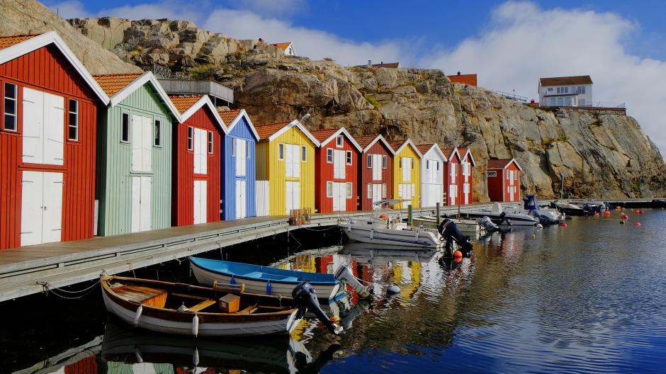 Peinture à la farine utilisée depuis des siècles en Suède pour peindre les petites maisons en bois