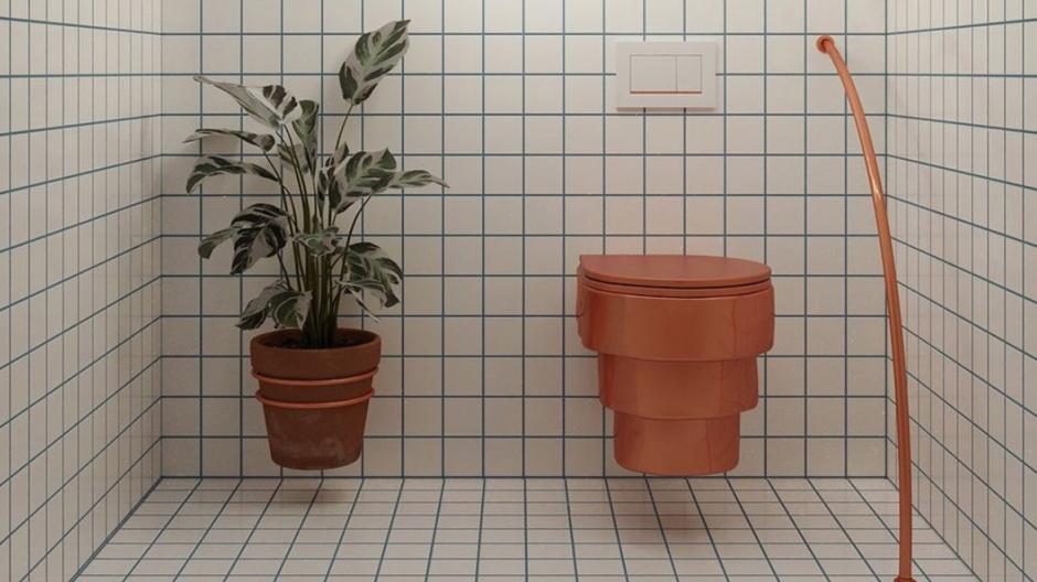 Trône, des toilettes design