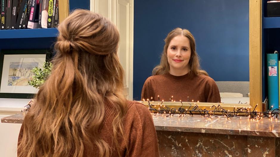 feestkapsels lang haar