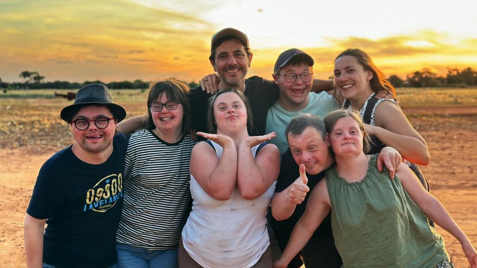 down the road in australië