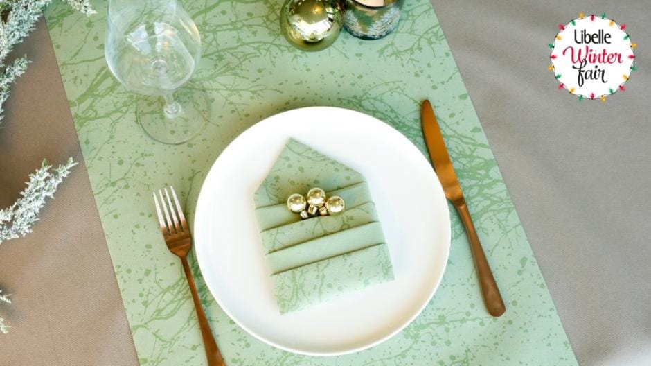 servetten vouwen Winterfair