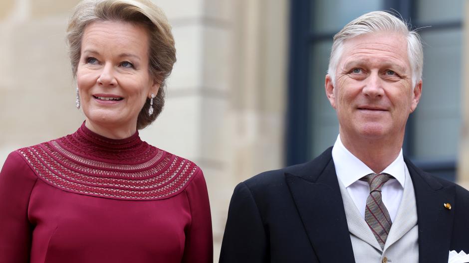 la reine Mathilde et le roi Philippe