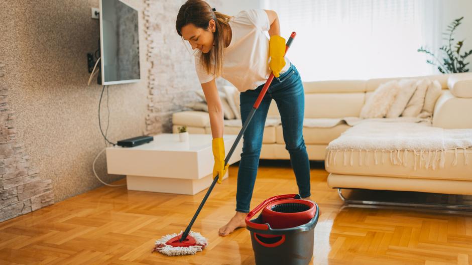 schoonmaken met koud water