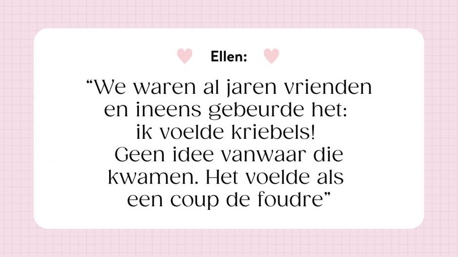 eerst vrienden en dan een koppel
