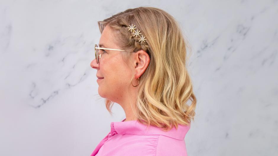 feestkapsels halflang haar